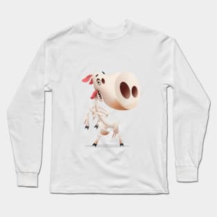 Piggy skeleton Long Sleeve T-Shirt